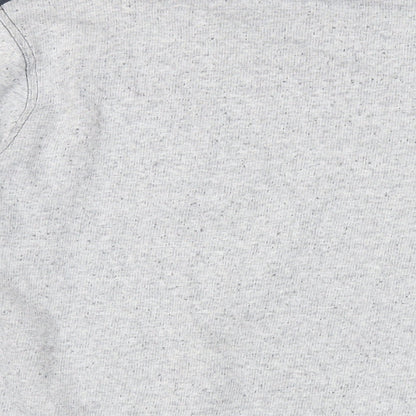 Flip Back Boys Grey Cotton Pullover Sweatshirt Size 15-16 Years Pullover