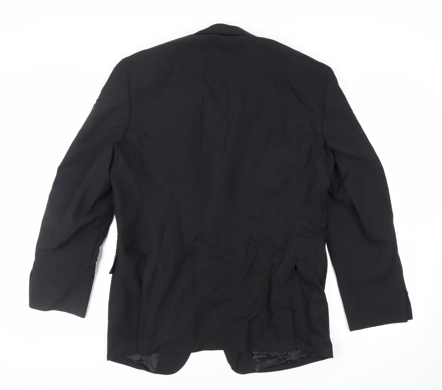 Varteks Mens Black Polyester Tuxedo Suit Jacket Size 42 Regular
