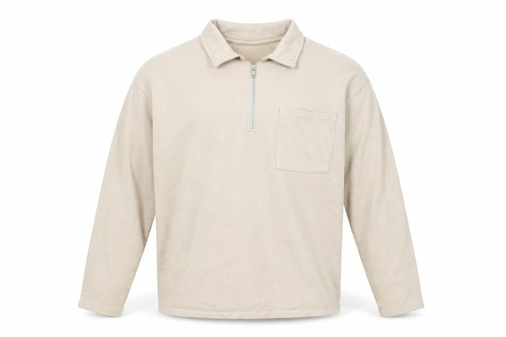 ASOS Mens Beige Cotton Pullover Sweatshirt Size M