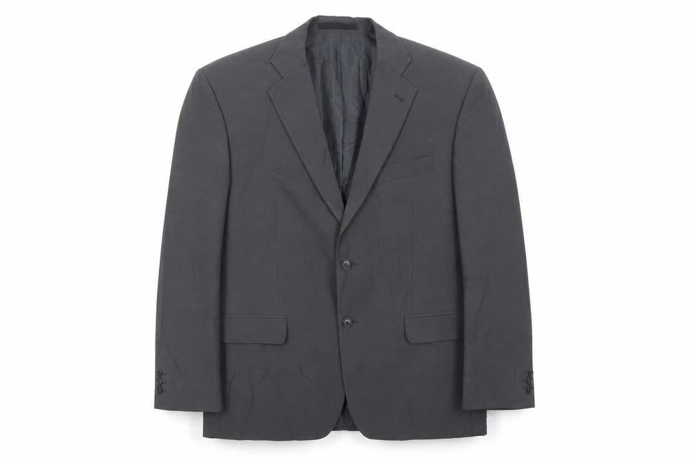 Marks & Spencer Mens Grey Polyester Jacket Suit Jacket Size 42 Regular