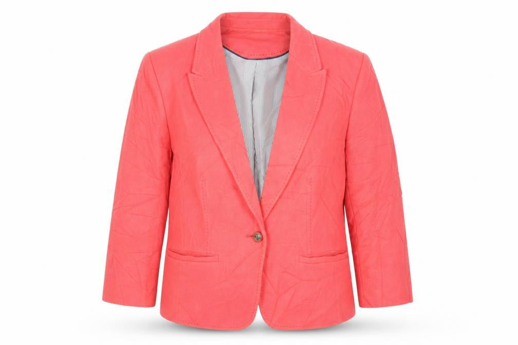 Autograph Womens Red Jacket Blazer Size 16 Button