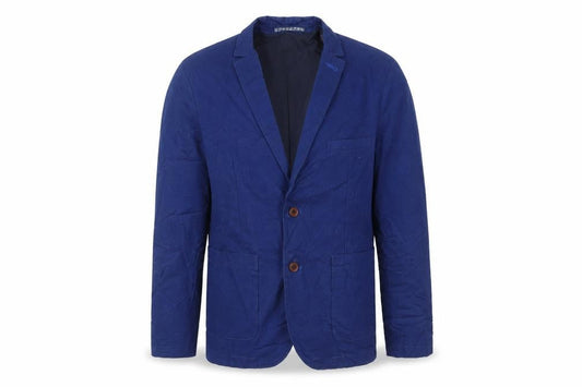 Burton Mens Blue Jacket Blazer Size M Button