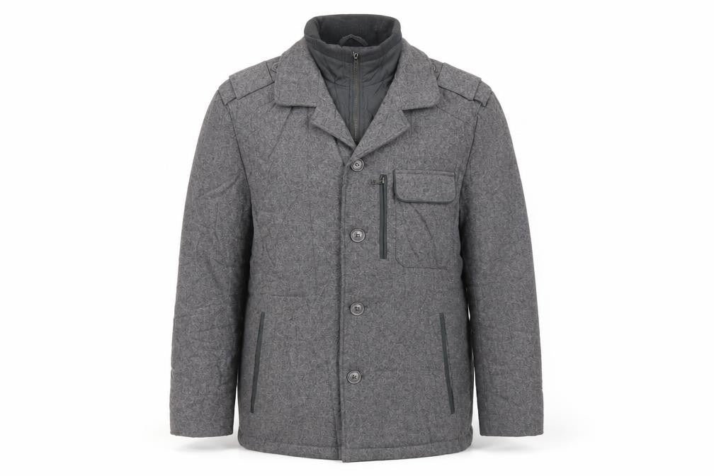 Autograph Mens Grey Jacket Size L Zip