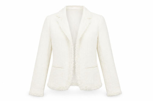 David Charles Girls Ivory Jacket Blazer Size 16 Years - Open