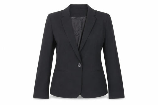 BHS Womens Black Jacket Blazer Size 12 Button