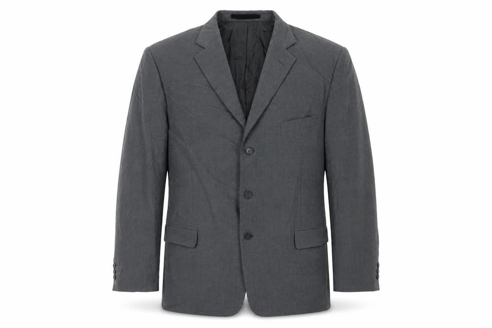 Marks & Spencer Mens Grey Polyester Jacket Blazer Size 46 Regular