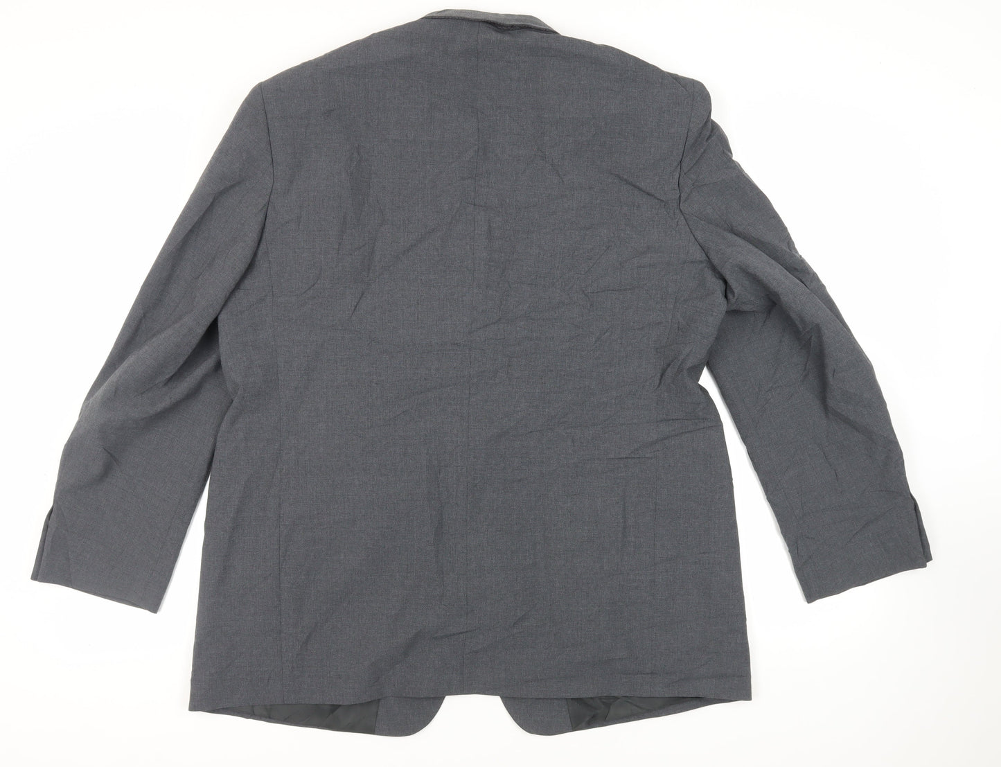 Marks and Spencer Mens Grey Polyester Jacket Blazer Size 46 Regular