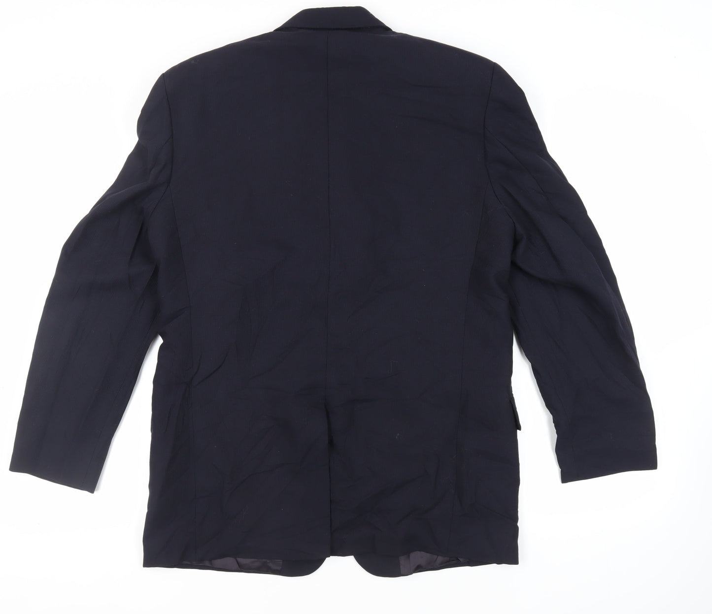 Simon Berwin Mens Blue Wool Jacket Suit Jacket Size 40 Regular