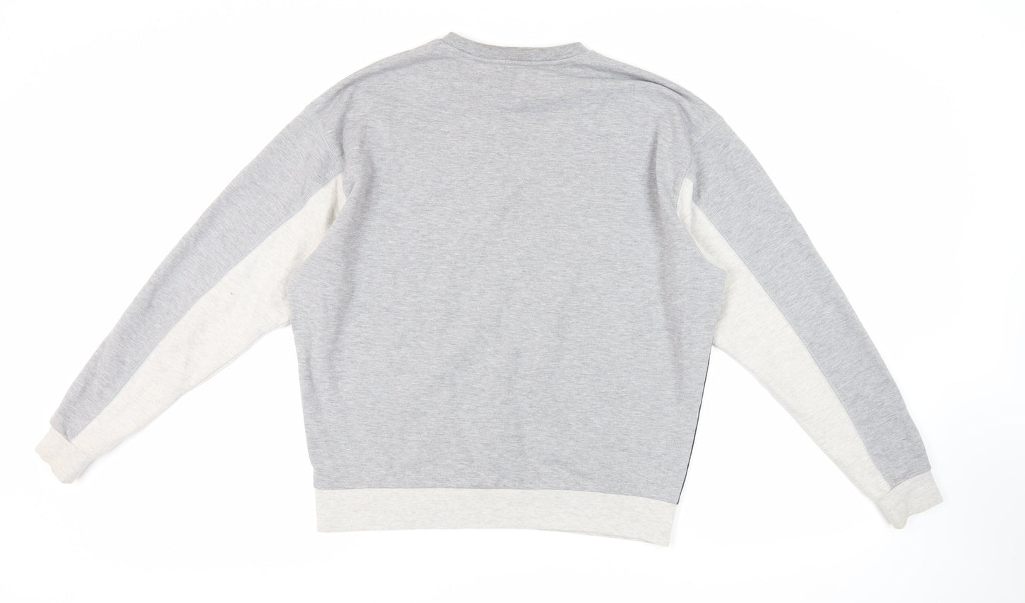 ASOS Mens Grey Cotton Pullover Sweatshirt Size M