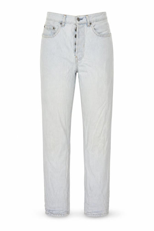 Levi's Womens Blue Cotton Mom Jeans Size 28 in L32 in Regular Button