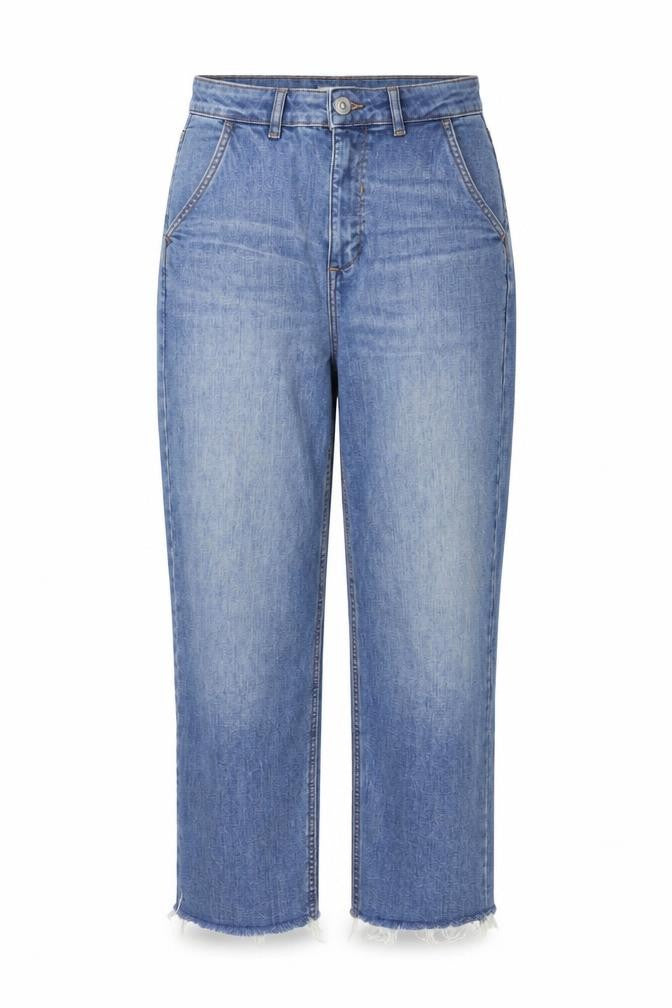 Formula Joven Womens Blue Cotton Mom Jeans Size 10 L23 in Regular Button