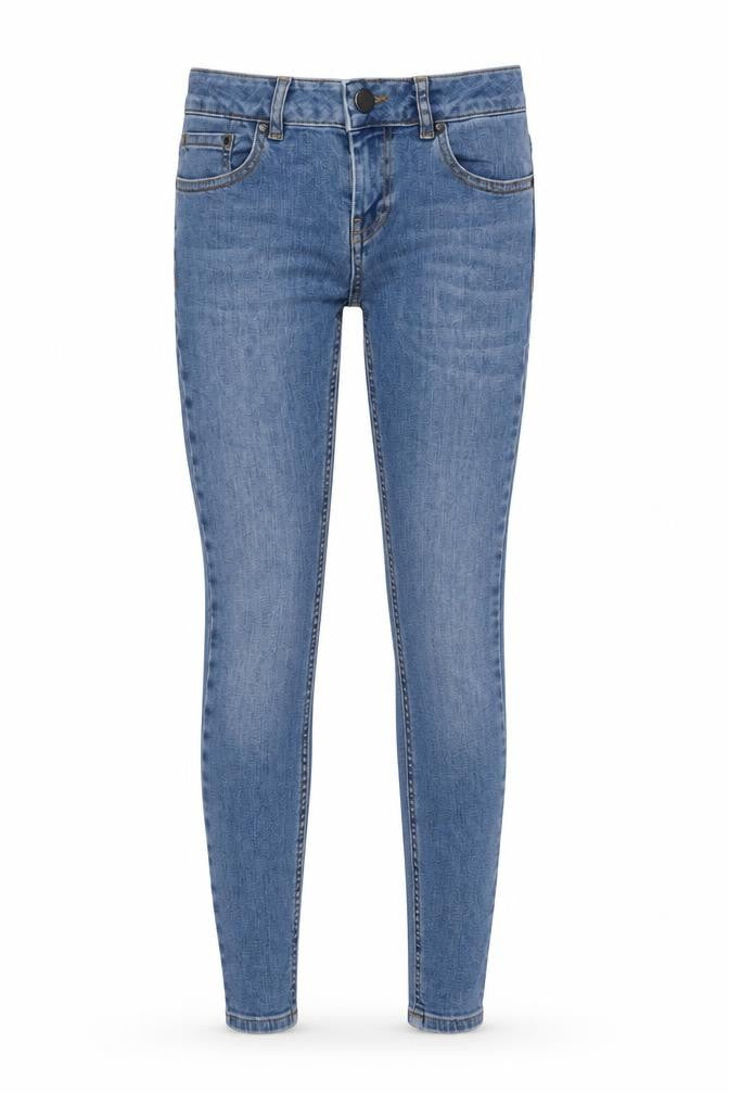 ASOS Womens Blue Cotton Skinny Jeans Size 25 in L25 in Regular Button
