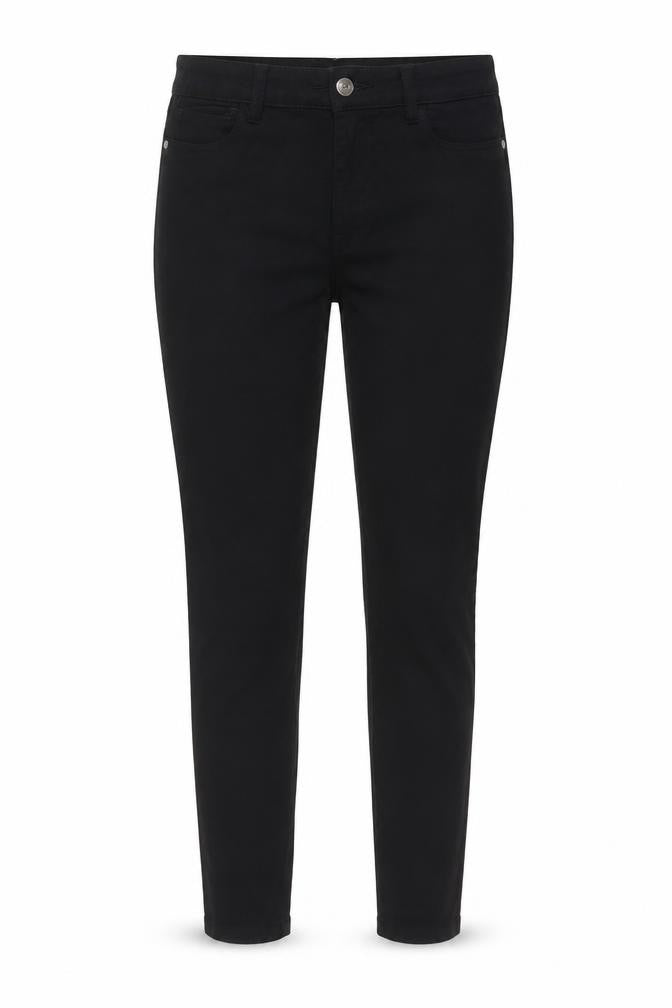 Next Womens Black Cotton Skinny Jeans Size 10 L27 in Regular Button