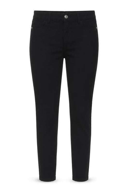 Next Womens Black Cotton Skinny Jeans Size 10 L27 in Regular Button