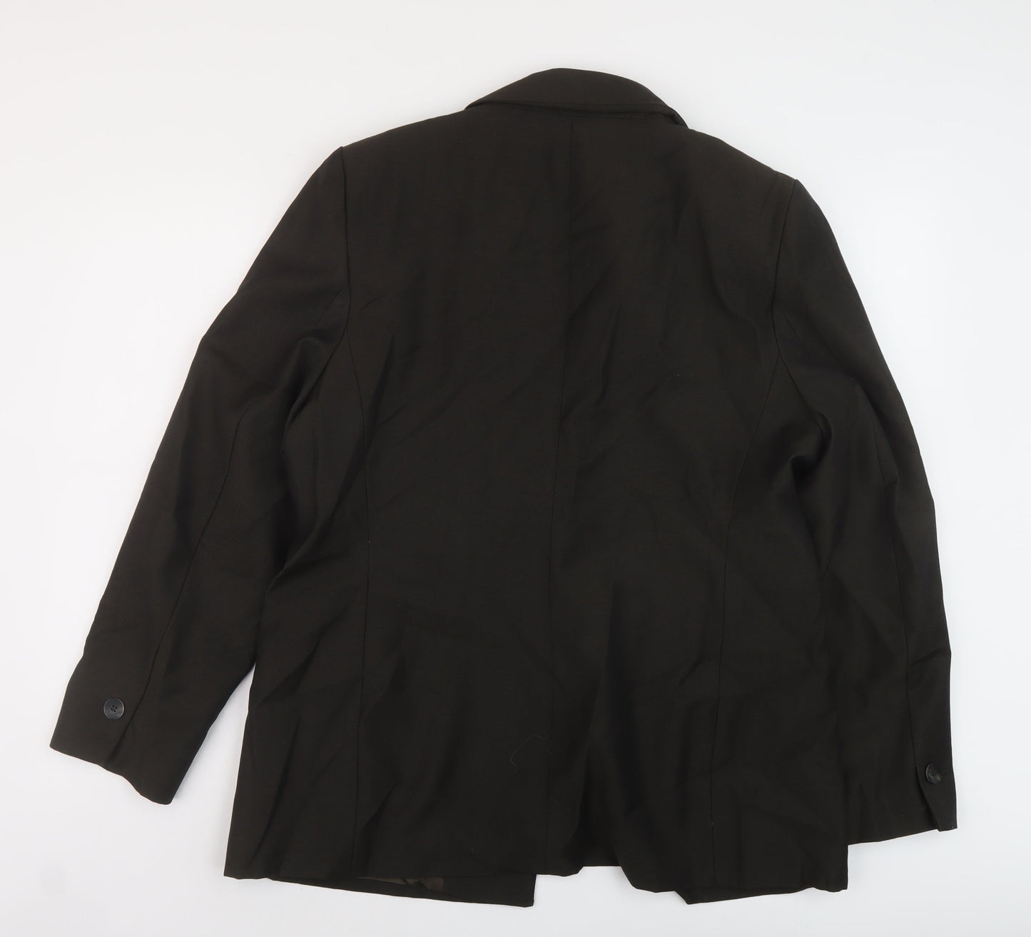 Marks and Spencer Womens Green Jacket Size 18 Button