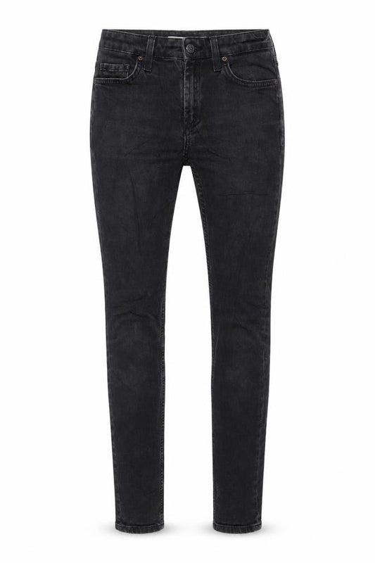 Topshop Womens Black Cotton Skinny Jeans Size 26 in L34 in Regular Zip