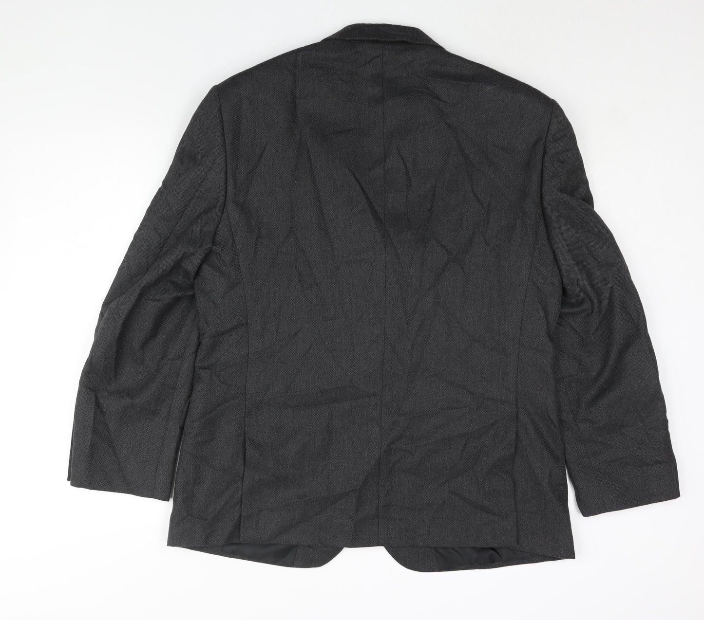 Marks and Spencer Mens Grey Polyester Jacket Suit Jacket Size 42 Regular