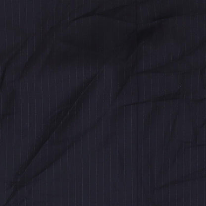 Samuel Windsor Mens Blue Striped Wool Jacket Suit Jacket Size 46 Regular
