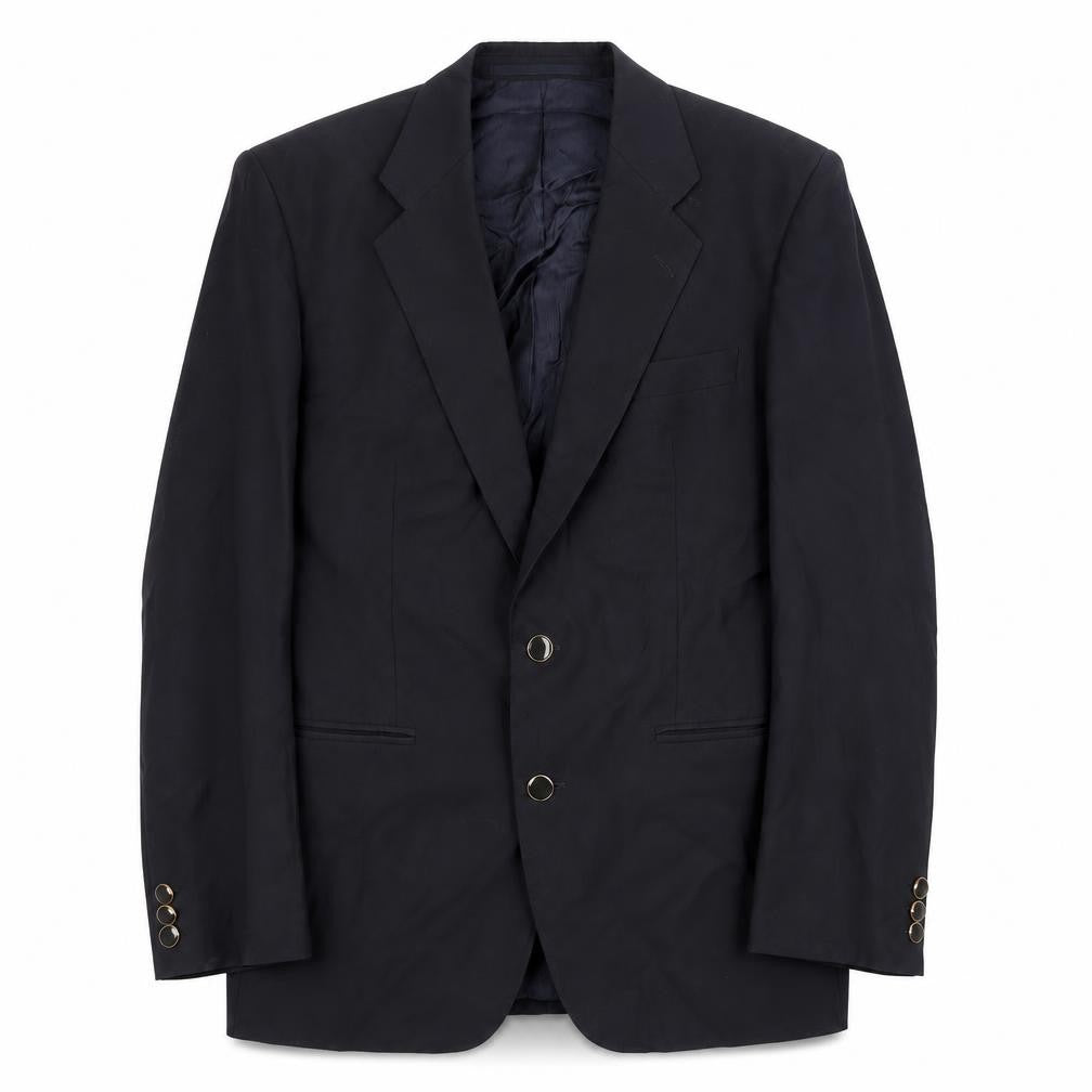 St Michael Mens Blue Wool Jacket Suit Jacket Size 38 Regular