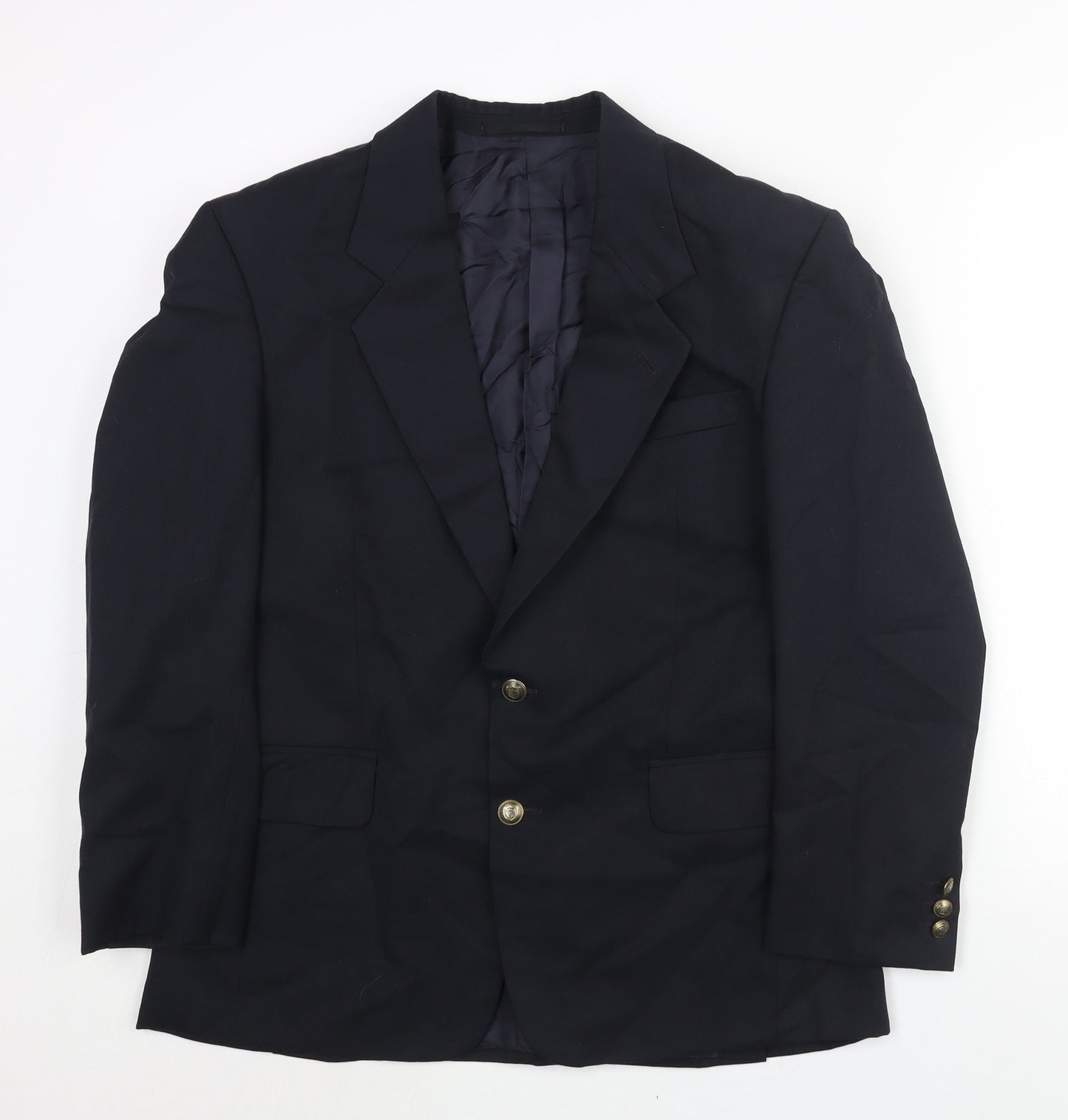 Debenhams Mens Blue Polyester Jacket Suit Jacket Size 40 Regular