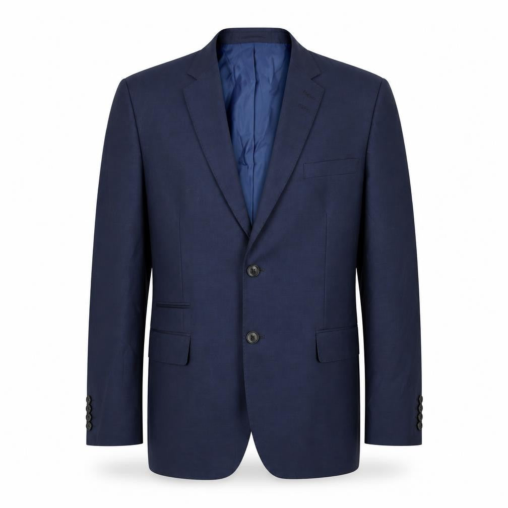 Marks & Spencer Mens Blue Wool Jacket Suit Jacket Size 42 Regular