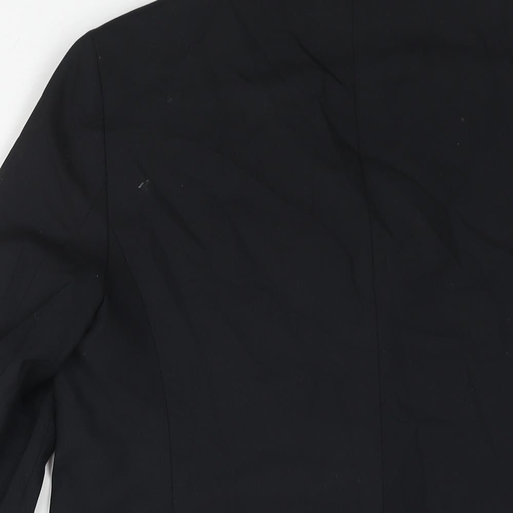 Autograph Womens Black Polyester Jacket Suit Jacket Size 14