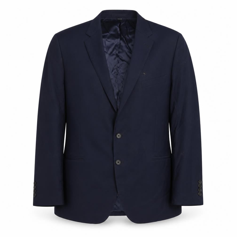 Marks & Spencer Mens Blue Wool Jacket Suit Jacket Size 46 Regular
