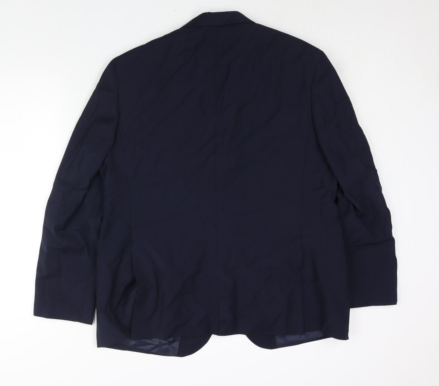 Marks and Spencer Mens Blue Wool Jacket Suit Jacket Size 46 Regular