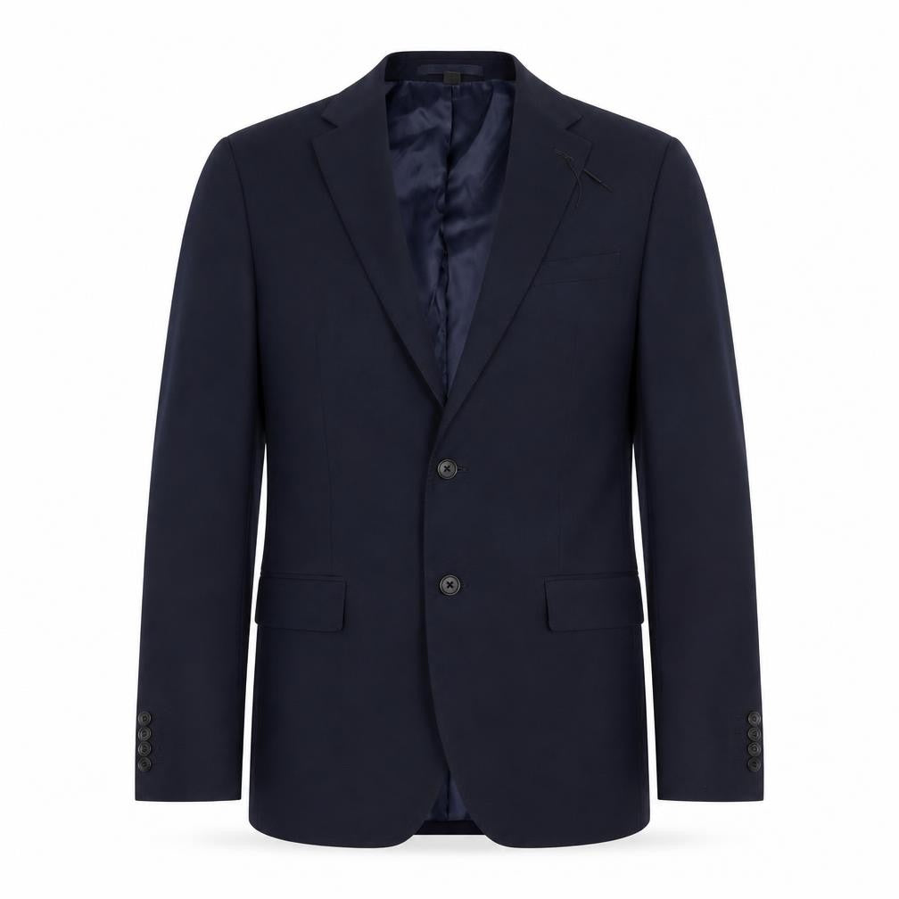 Marks & Spencer Mens Blue Wool Jacket Suit Jacket Size 38 Regular