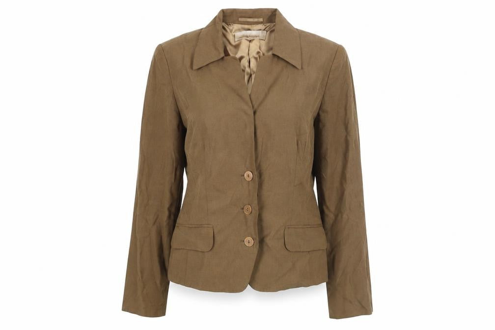 Country Casuals Womens Brown Jacket Size 10 Button