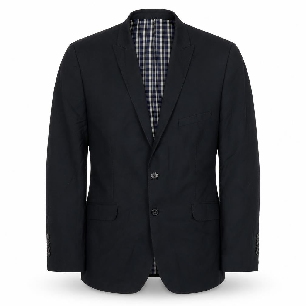 Supreme Mens Black Polyester Jacket Suit Jacket Size 40 Regular