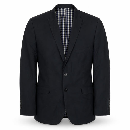 Supreme Mens Black Polyester Jacket Suit Jacket Size 40 Regular