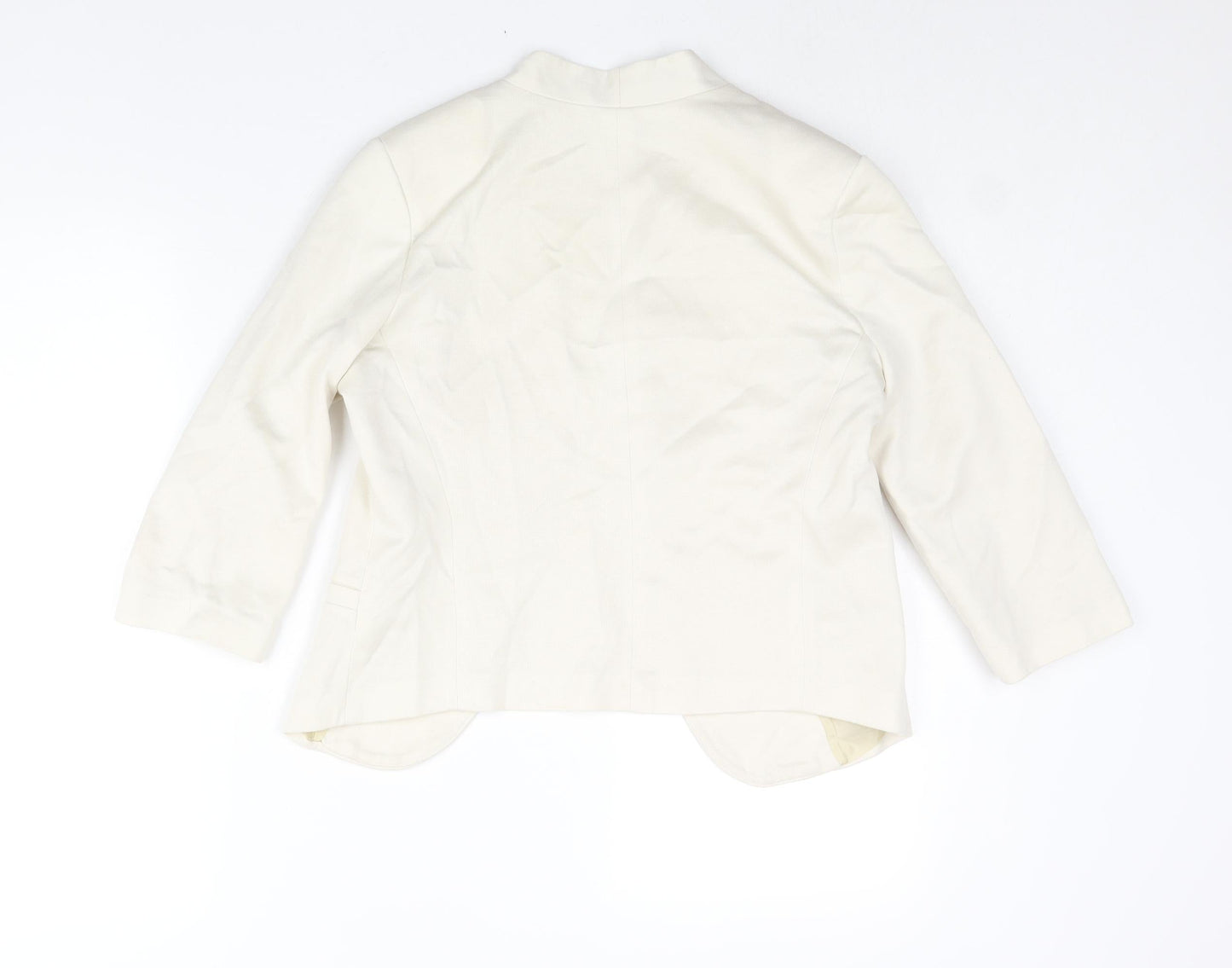 Red Herring Womens Ivory Jacket Size 14