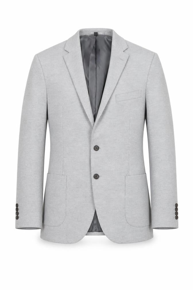 Marks and Spencer Mens Grey Polyamide Jacket Suit Jacket Size 42 Regular