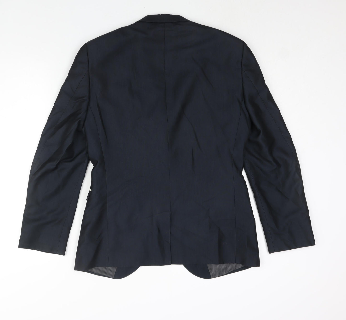 NEXT Mens Blue Polyester Jacket Suit Jacket Size 36 Regular