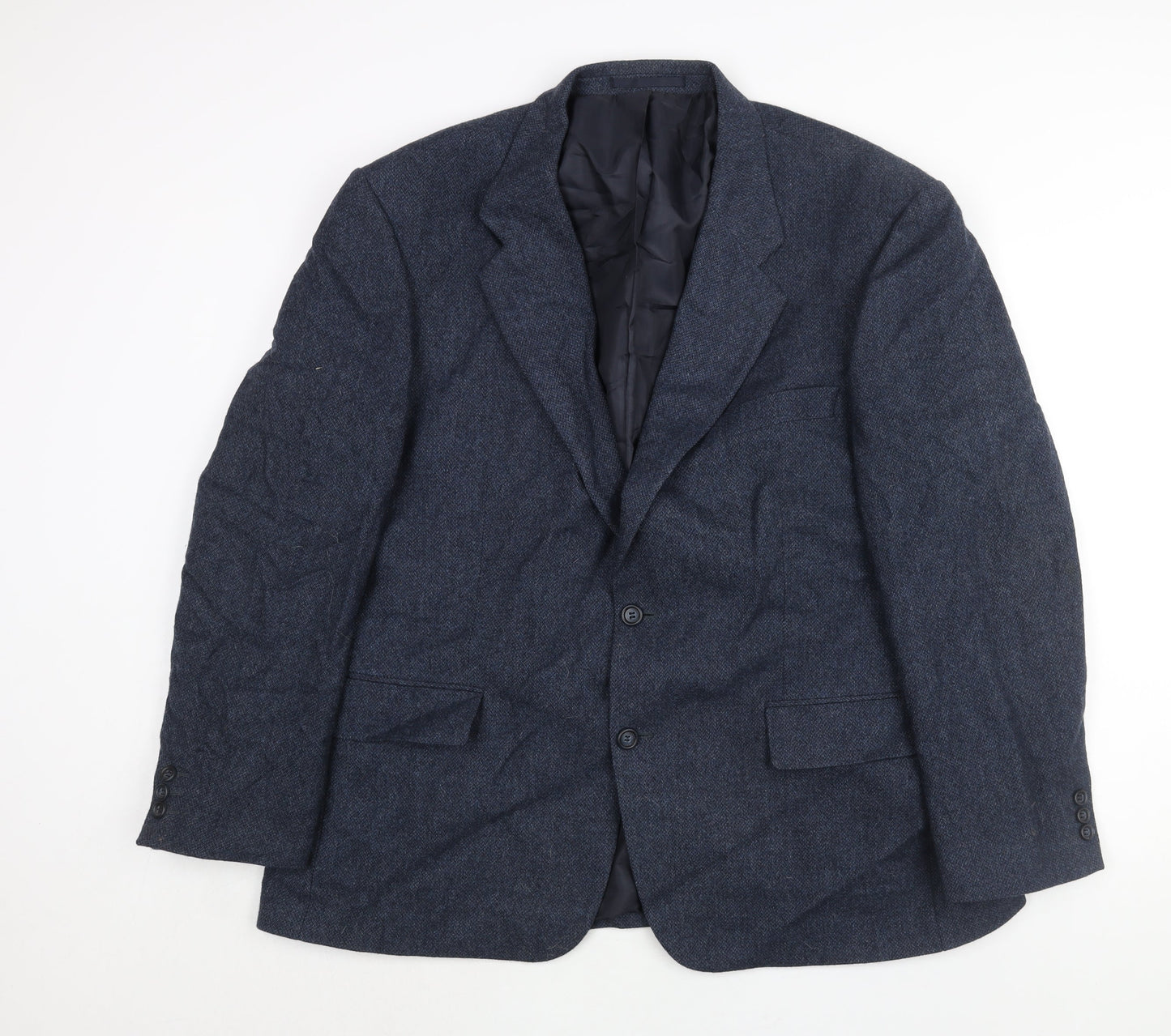 Debenhams Mens Blue Wool Jacket Suit Jacket Size 46 Regular
