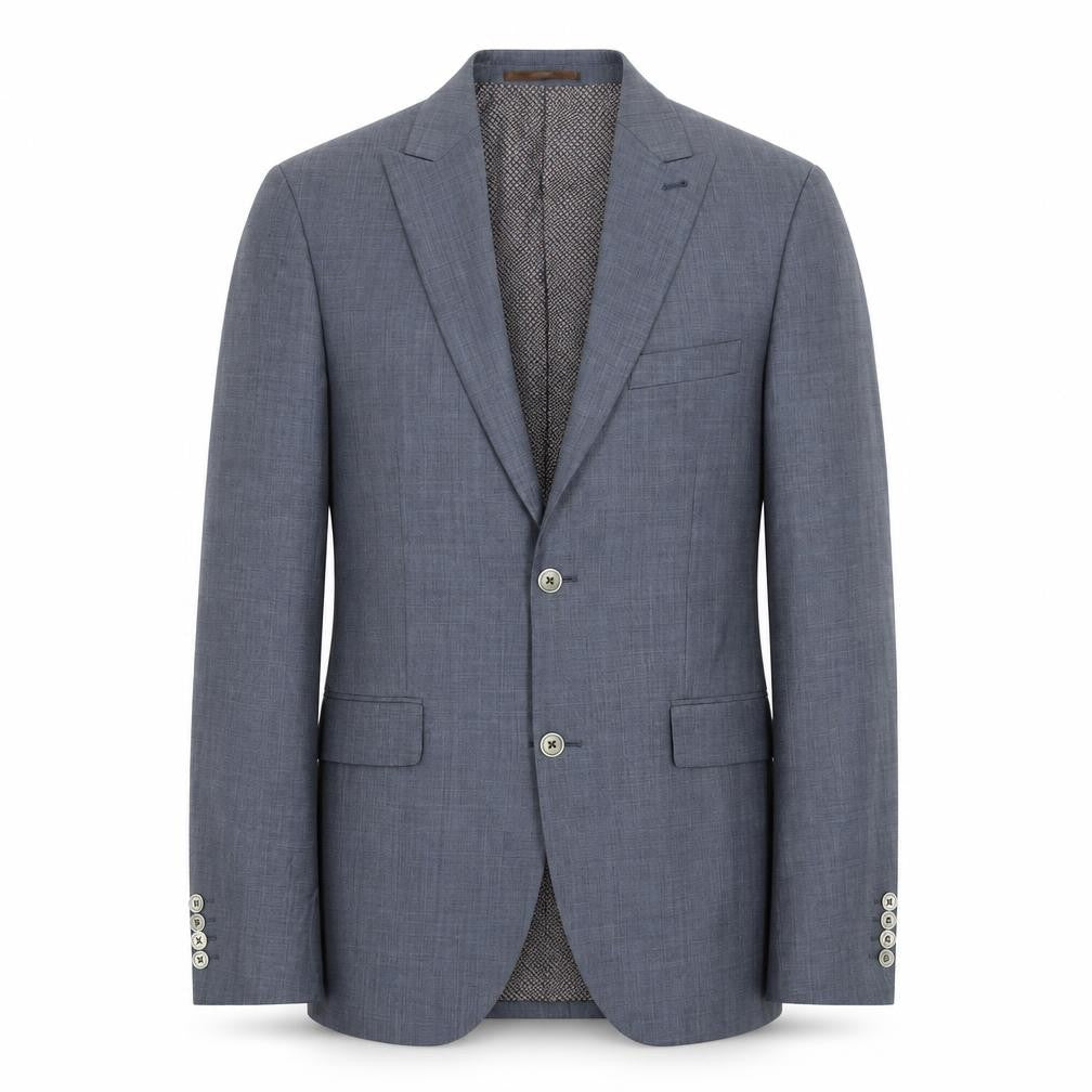 NEXT Mens Blue Wool Jacket Suit Jacket Size 38 Regular
