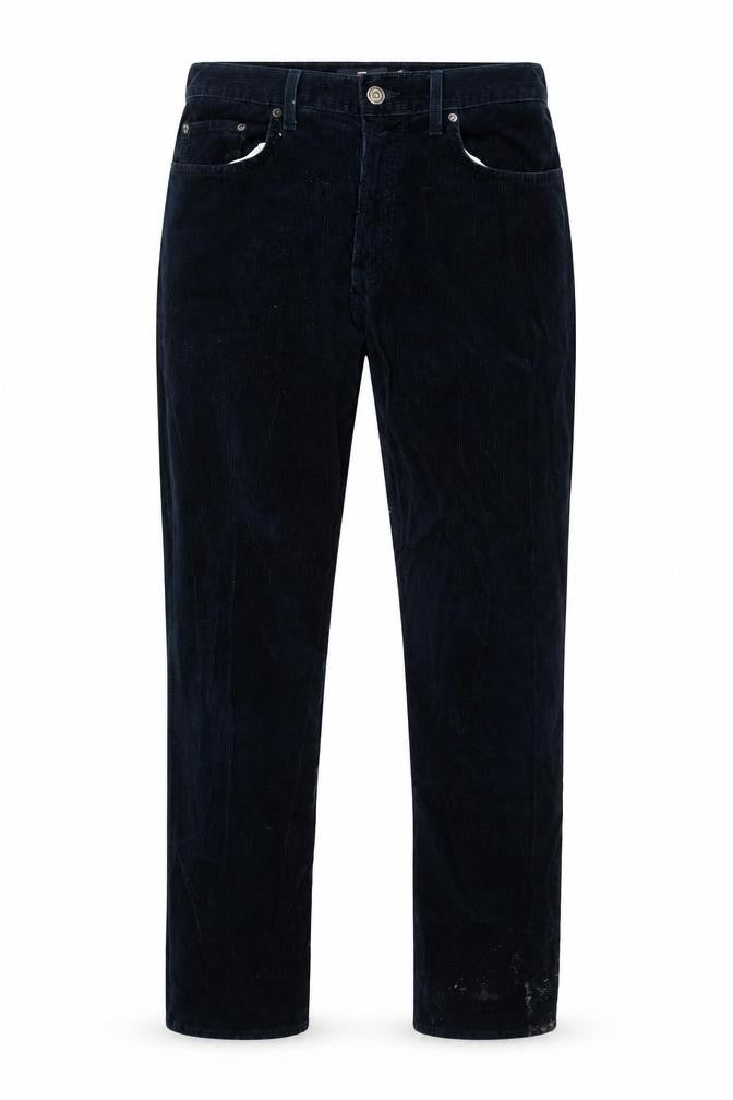 Blue Harbour Mens Blue Cotton Sweatpants Trousers Size 32 in L33 in Regular Tie