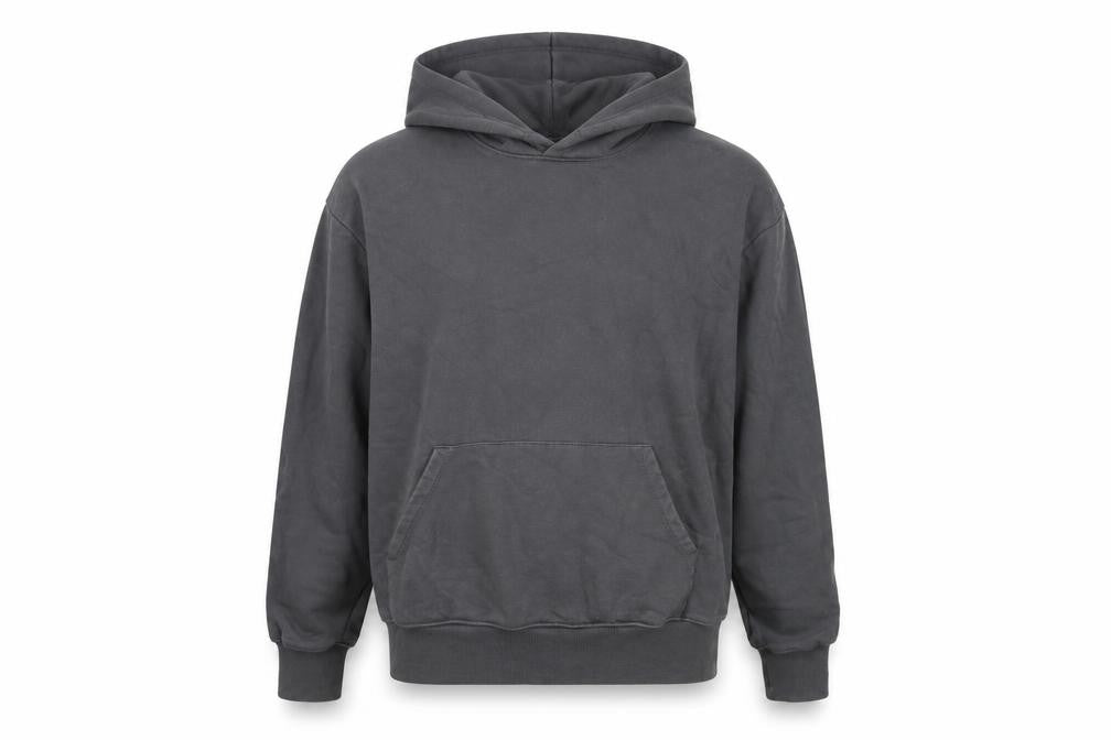 ASOS Mens Grey Cotton Pullover Hoodie Size M - Pockets