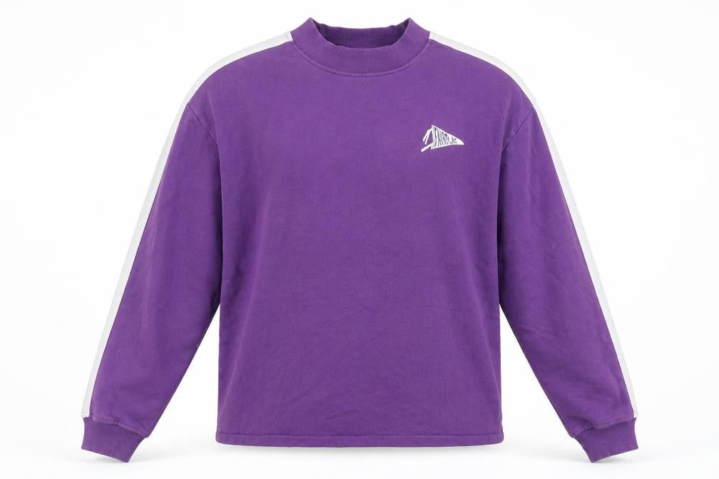 Fairplay Mens Purple Cotton Pullover Sweatshirt Size L
