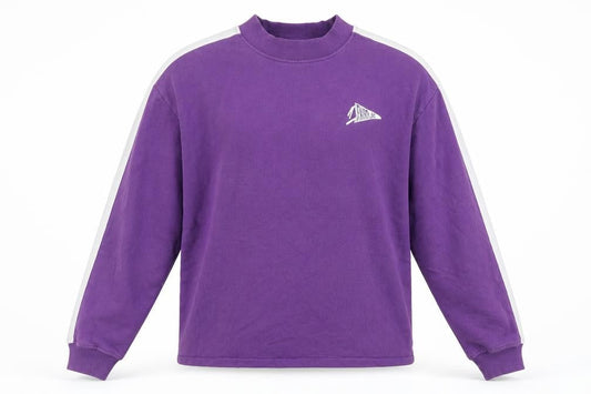 Fairplay Mens Purple Cotton Pullover Sweatshirt Size L