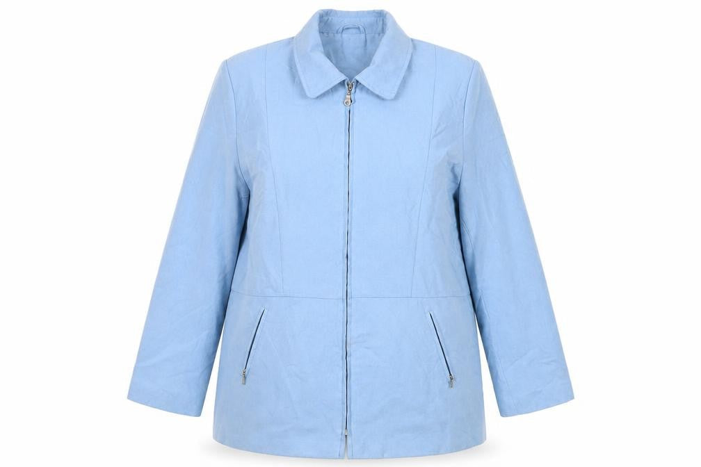 Damart Womens Blue Jacket Size 18 Zip