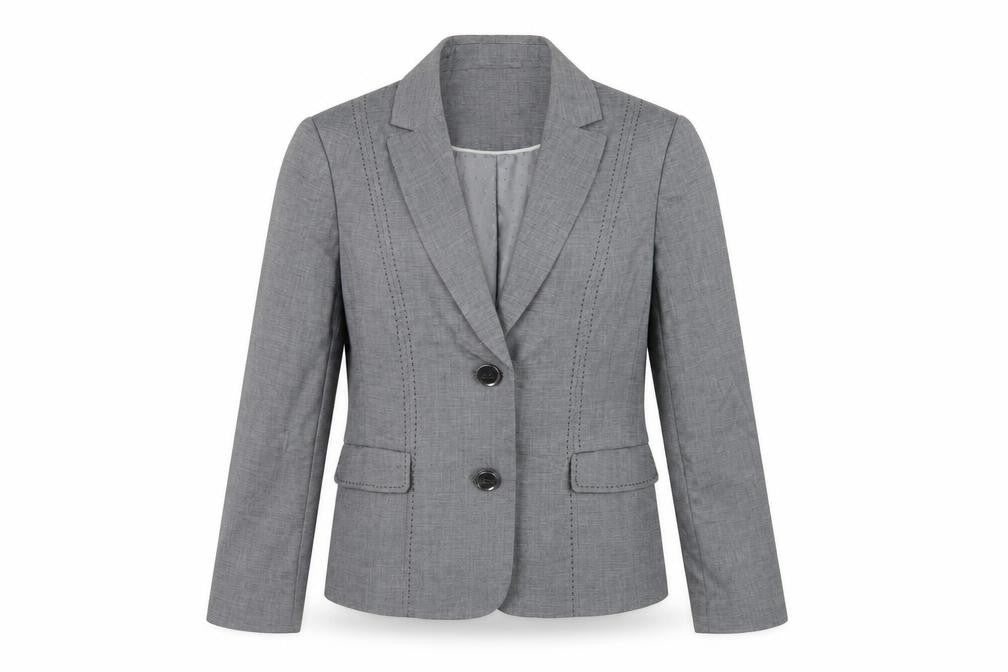Debenhams Womens Grey Jacket Blazer Size 14 Button