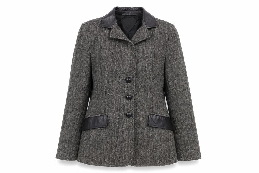 Isabel de Pedro Womens Green Jacket Blazer Size 12 Button
