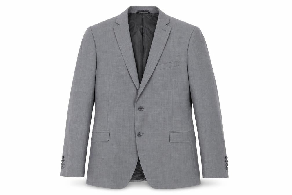 Marks & Spencer Mens Grey Wool Jacket Suit Jacket Size 44 Regular
