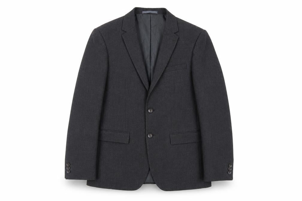 Marks & Spencer Mens Grey Polyester Jacket Suit Jacket Size 38 Regular