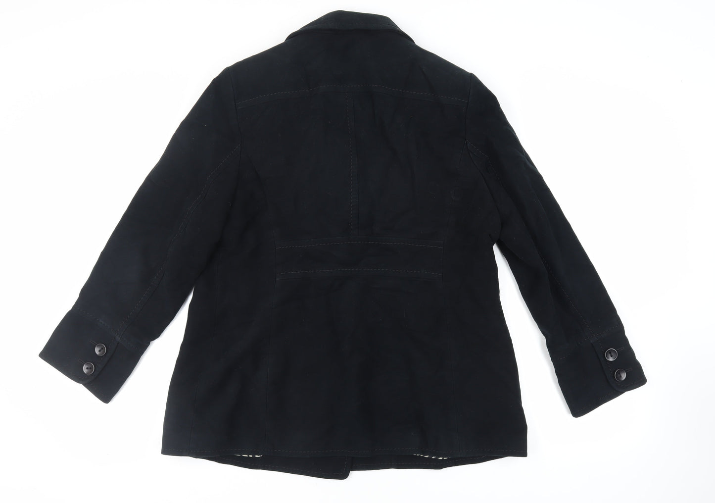 Per Una Womens Black Jacket Size 18 Button