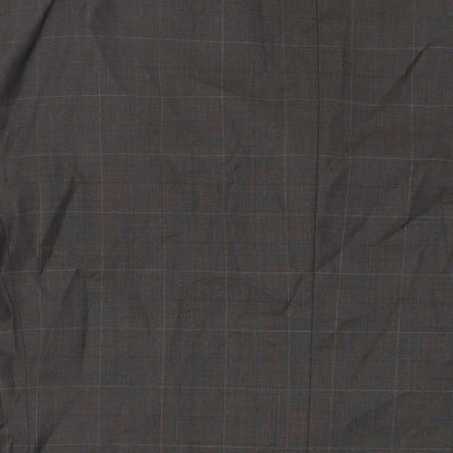 Next Mens Brown Check Wool Jacket Suit Jacket Size 44 Regular