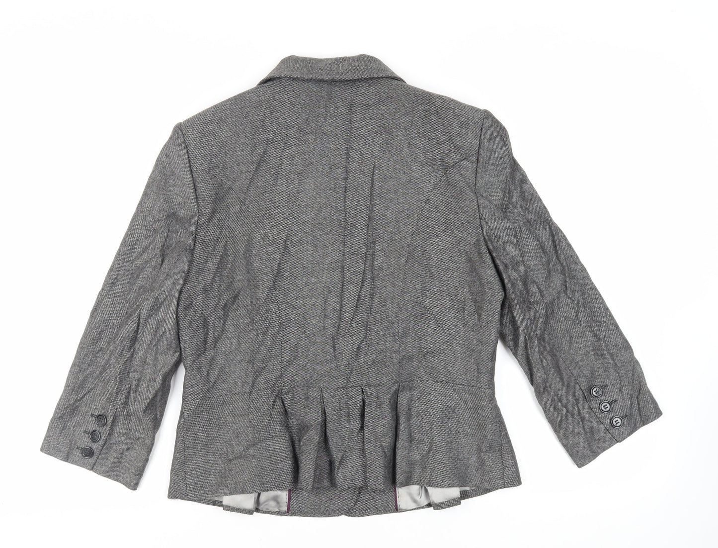 Episode Womens Grey Jacket Blazer Size 16 Button
