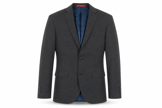 Lambretta Mens Grey Polyester Jacket Suit Jacket Size 36 Regular
